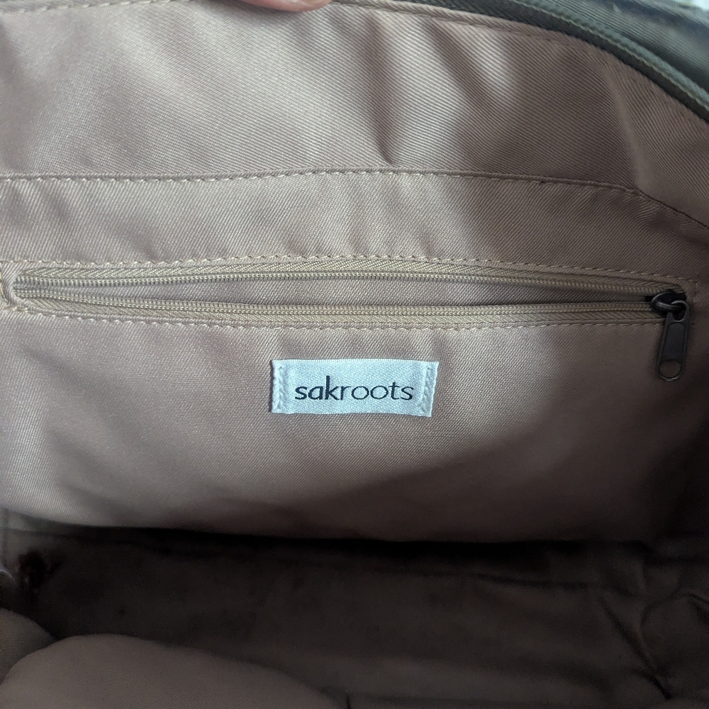 Sakroots Charcoal Quilted Tote Bag - Picture 2 of 4